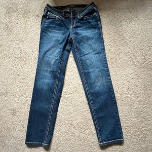 a.n.a Petite Womens Blue Jeans 4P